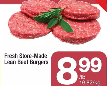 Highland Farms Fresh Store-Made Lean Beef Burgers offer
