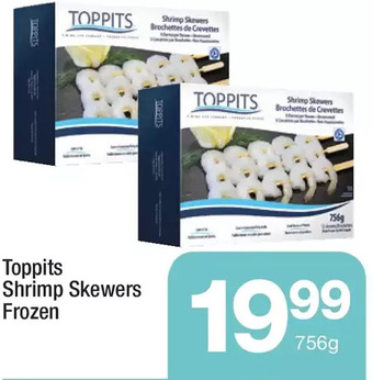 Highland Farms Toppits Shrimp Skewers offer