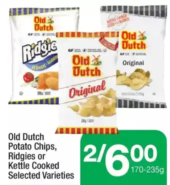Highland Farms Old Dutch Potato Chips, Ridgies or Kettle Cooked offer