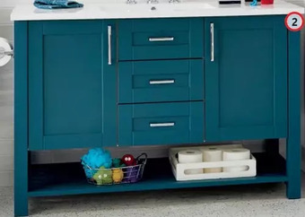 Home Hardware Bossy Vanity Collection offer