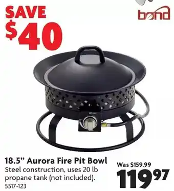 Home Hardware 18.5" Aurora Fire Pit Bowl offer
