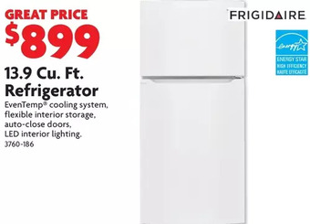 Home Hardware 13.9 Cu. Ft. Refrigerator offer