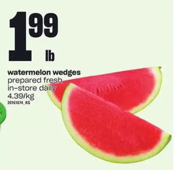 Loblaws Watermelon Wedges offer