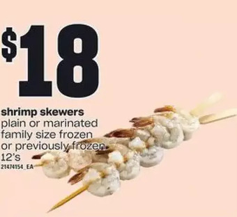 Loblaws Shrimp Skewers offer
