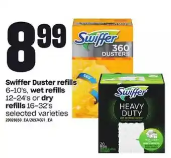 Loblaws Swiffer Duster Refills, Wet Refills or Dry Refills offer