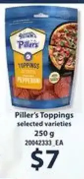 Loblaws Piller's Toppings offer