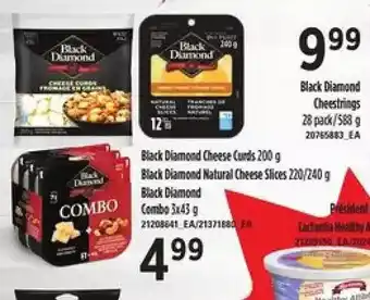 Loblaws Black Diamond Cheese Curds | Black Diamond Natural Cheese Slices | Black Diamond Combo offer