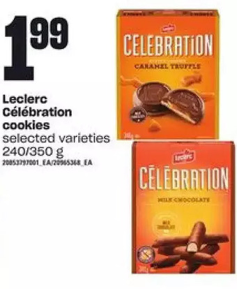 Loblaws Leclerc Celebration Cookies offer