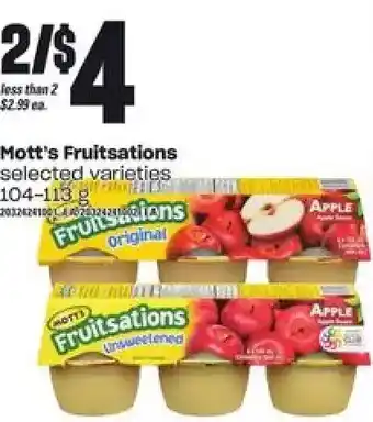 Loblaws Mott's Fruitsations offer