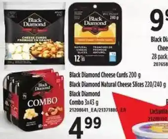 Zehrs Markets Black Diamond Cheese Curds, Black Diamond Natural Cheese Slices, Black Diamond Combo offer