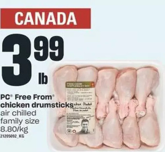 Valu-mart PC Free from Chicken Drumsticks offer