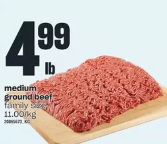 Valu-mart Medium Ground Beef offer