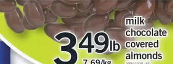 Fortinos Milk Chocolate Covered Almonds offer
