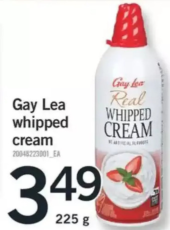 Fortinos Gay Lea Whipped Cream offer