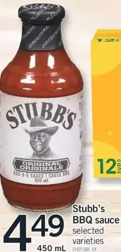 Fortinos Stubb's BBQ Sauce offer