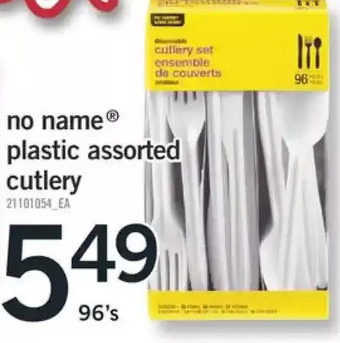 Fortinos No Name Plastic Cutlery offer