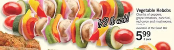 Fortinos Vegetable Kebobs offer