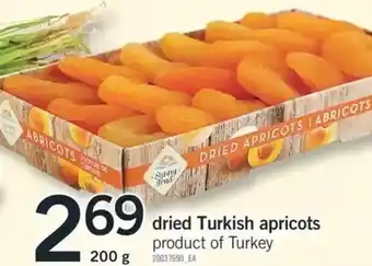 Fortinos Dried Turkish Apricots offer