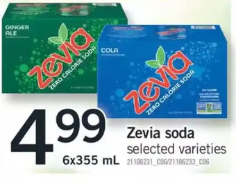 Fortinos Zevia Soda offer