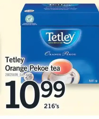 Fortinos Tetley Orange Pekoe Tea offer