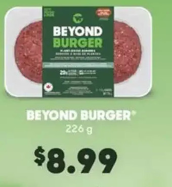 Fortinos Beyond Burger offer