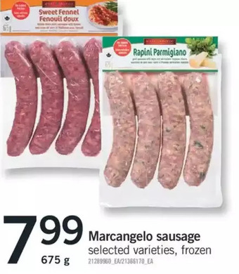 Fortinos Marcangelo Sausage offer