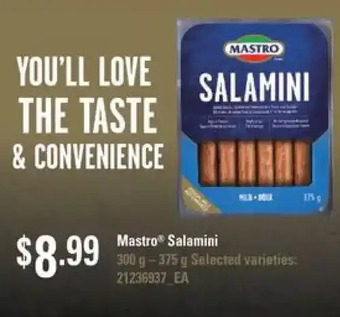 Fortinos Mastro Salami offer