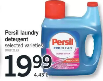 Fortinos Persil Laundry Detergent offer