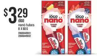 Fortinos Iögo Nanö Tubes offer