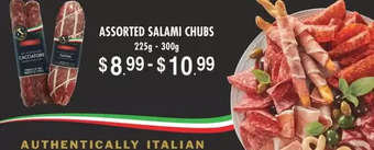 Fortinos Assorted Salami Chubs offer