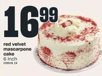 Independent Grocer Red Velvet Mascarpone Cake offer
