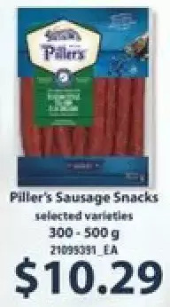 Independent Grocer Piller's Sausage Snacks offer
