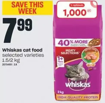 Independent Grocer Whiskas Cat Food offer