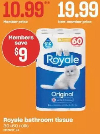 Independent Grocer Royale Bathroom Tissue offer