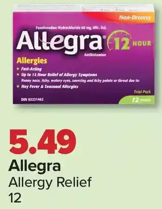 PharmaChoice Allegra Allergy Relief offer