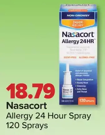 PharmaChoice Nasacort Allergy 24 Hour Spray offer