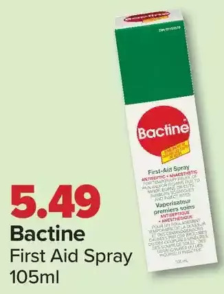 PharmaChoice Bactine First Aid Spray offer