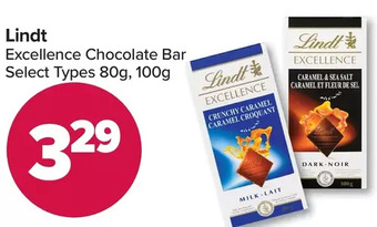 PharmaChoice Lindt Excellence Chocolate Bar offer