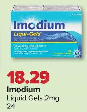 PharmaChoice Imodium Liquid Gels offer