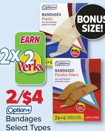 PharmaChoice Option+ Bandages offer