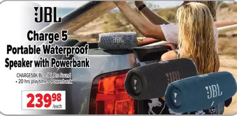 2001 Audio Video Jbl Charge 5 Portable Waterproof Speaker with Powerbank offer