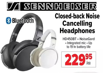 2001 Audio Video Sennheiser Closed-Back Noise Cancelling Headphones offer