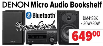 2001 Audio Video Denon Micro Audio Bookshelf offer