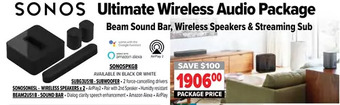 2001 Audio Video Sonos Ultimate Wireless Audio Package offer