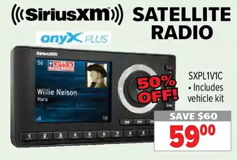2001 Audio Video SiriusXM Satellite Radio offer