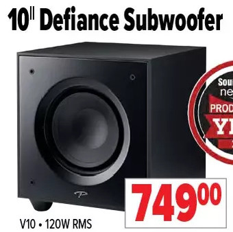 2001 Audio Video 10' Defiance Subwoofer offer