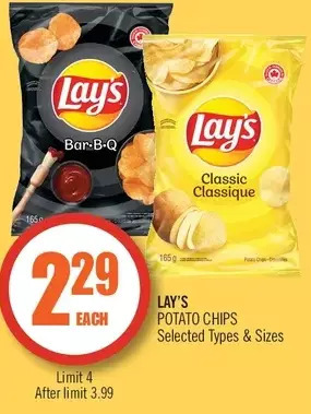 Shoppers Drug Mart Lay's Potato Chips offer