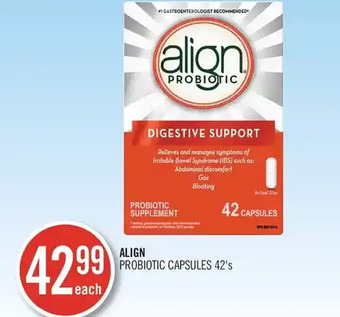 Shoppers Drug Mart Align Probiotic Capsules offer