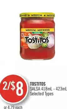 Shoppers Drug Mart Tostitos Salsa offer