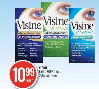 Shoppers Drug Mart Visine Eye Drops offer